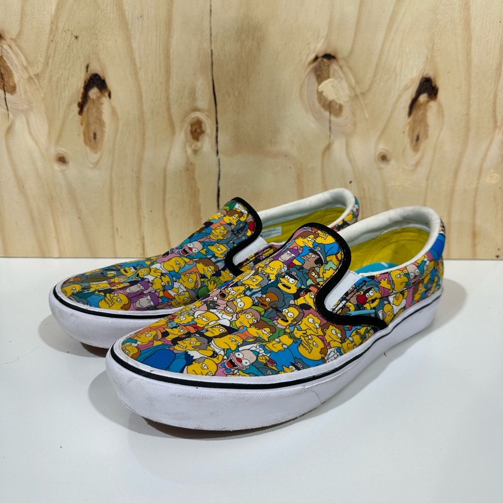 Vans The Simpsons Comfycush Slip-On Shoes Unisex Size Womens 11 Mens 9.5